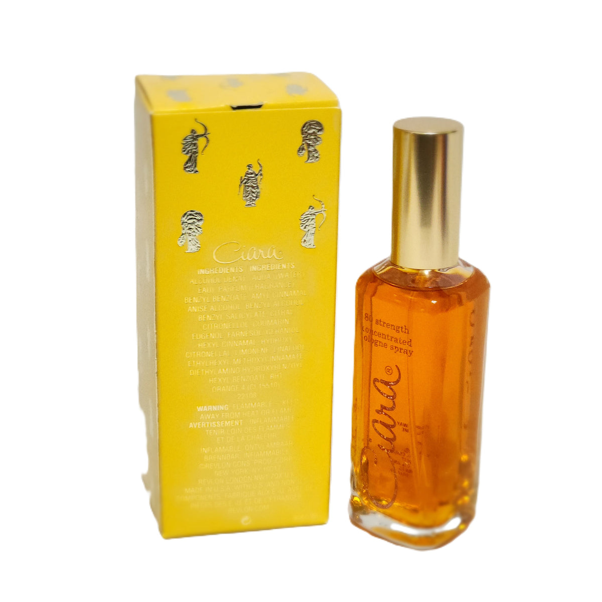 💎 VINTAGE: Ciara by Revlon for Women 2.3 fl.oz / 68 ml Concentrated Cologne Spray | 80 & 100 Strength | 3 Options | Iconic 1973 American Oriental