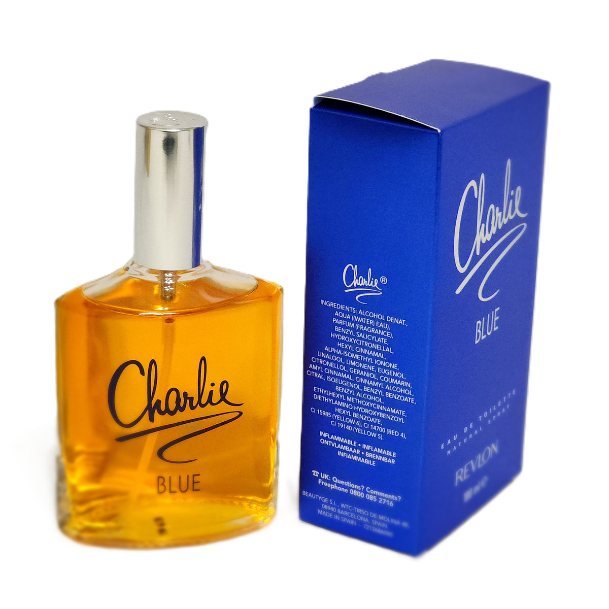💙 Charlie Blue by Revlon for Women 3.3 fl.oz / 100 ml EDT Spray | Brand New, Soft Box, No Cellophane | Iconic American Feminine
