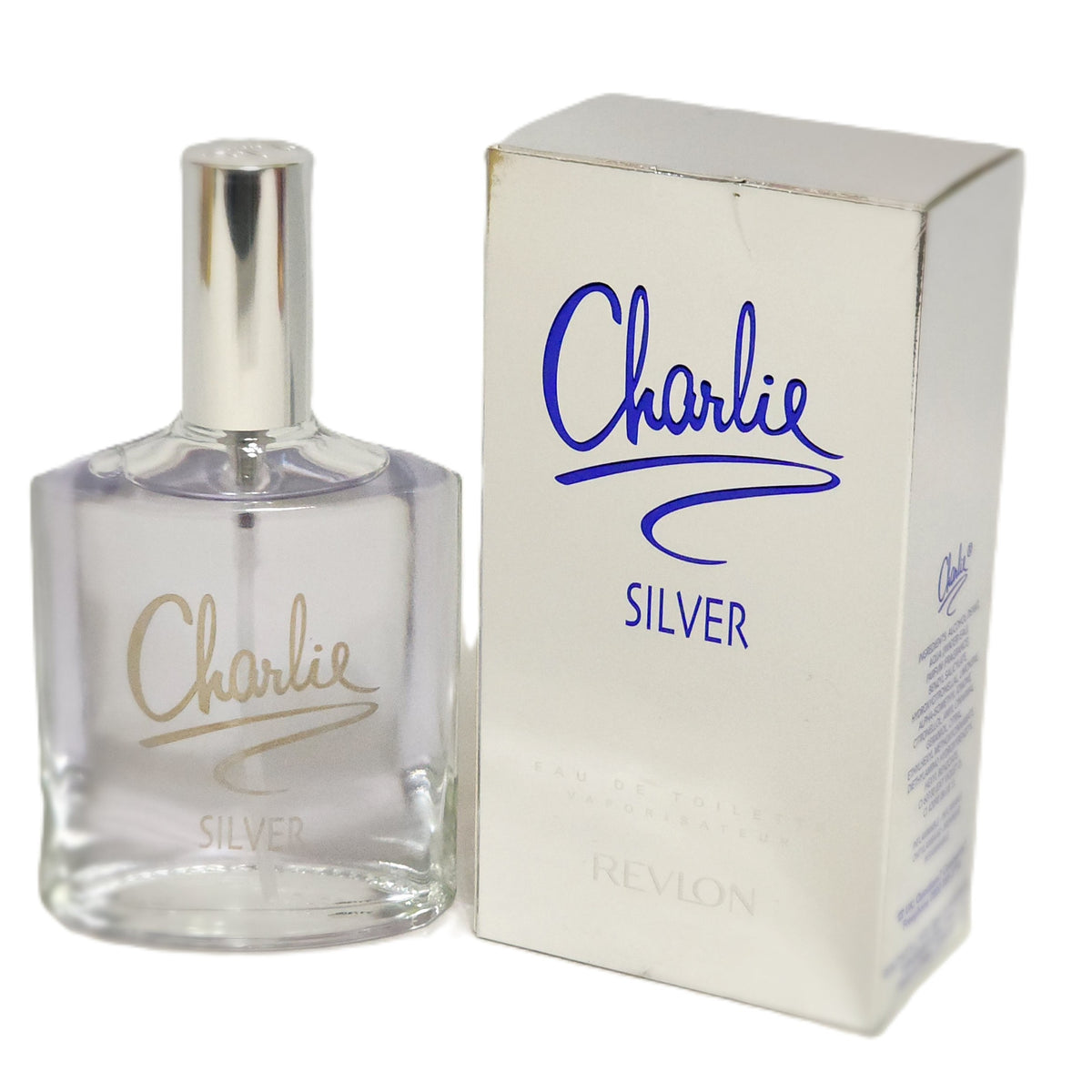 ✨ Charlie Silver by Revlon for Women 3.3 fl.oz / 100 ml EDT Spray | New Bottle, Soft Box, No Cellophane | Iconic American Feminine