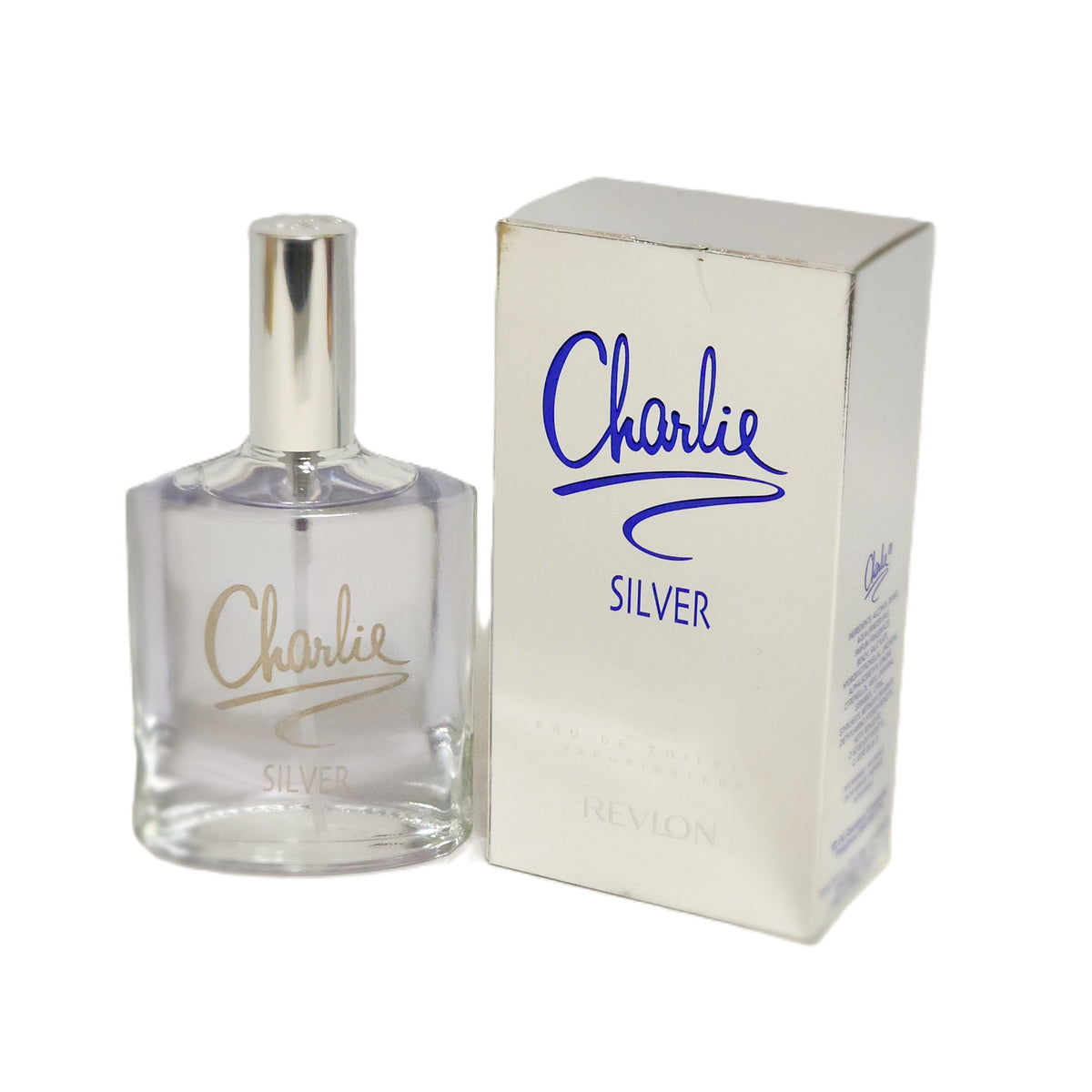 ✨ Charlie Silver by Revlon for Women 3.3 fl.oz / 100 ml EDT Spray | New Bottle, Soft Box, No Cellophane | Iconic American Feminine