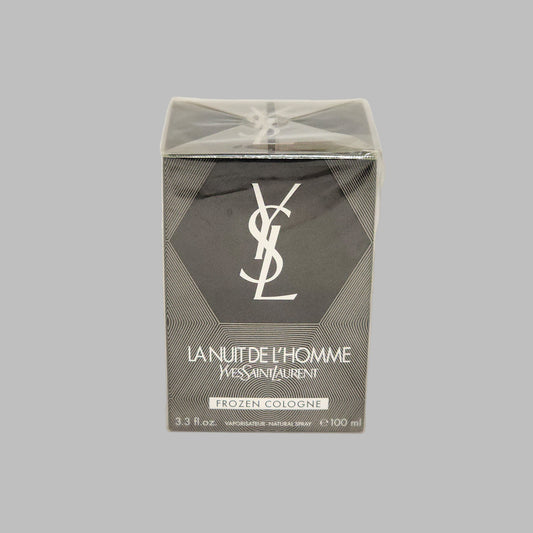 NOTE: Vintage Rare and hard to find fragrance price comparison, please review last image  La Nuit De L'Homme by Yves Saint Laurent for men  3.3 fl.oz / 100 ml Frozen Cologne spray, Rare