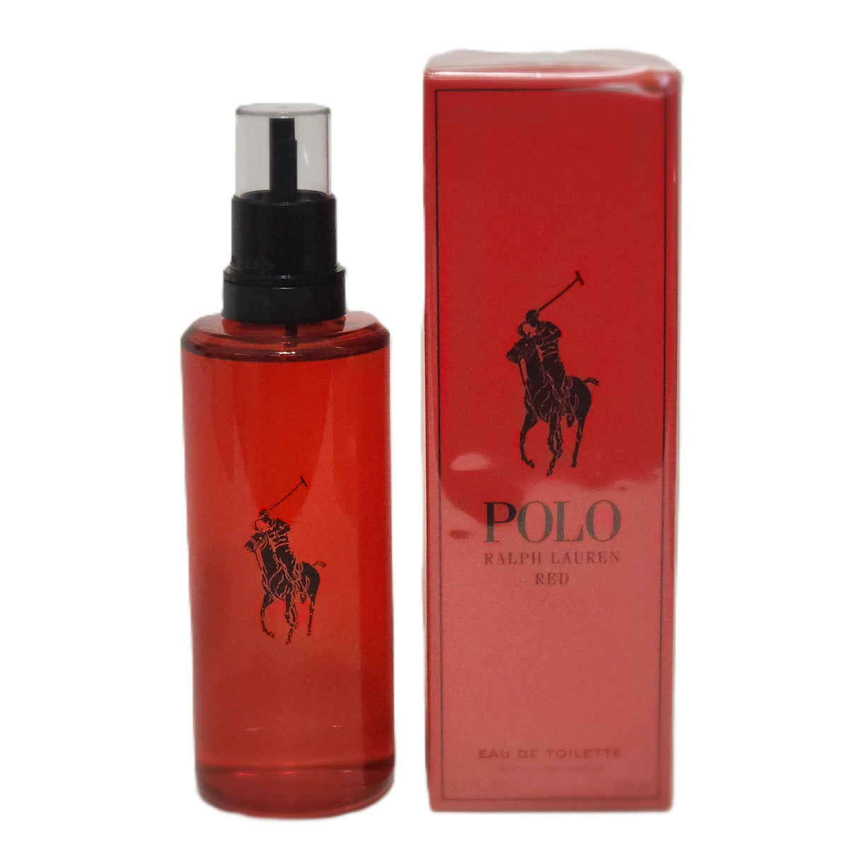 🔴 Ralph Lauren Polo Red for Men 5.1 fl.oz / 150 ml EDT Refill / Recharge | Sealed Cellophane Box | Best Value Large Format