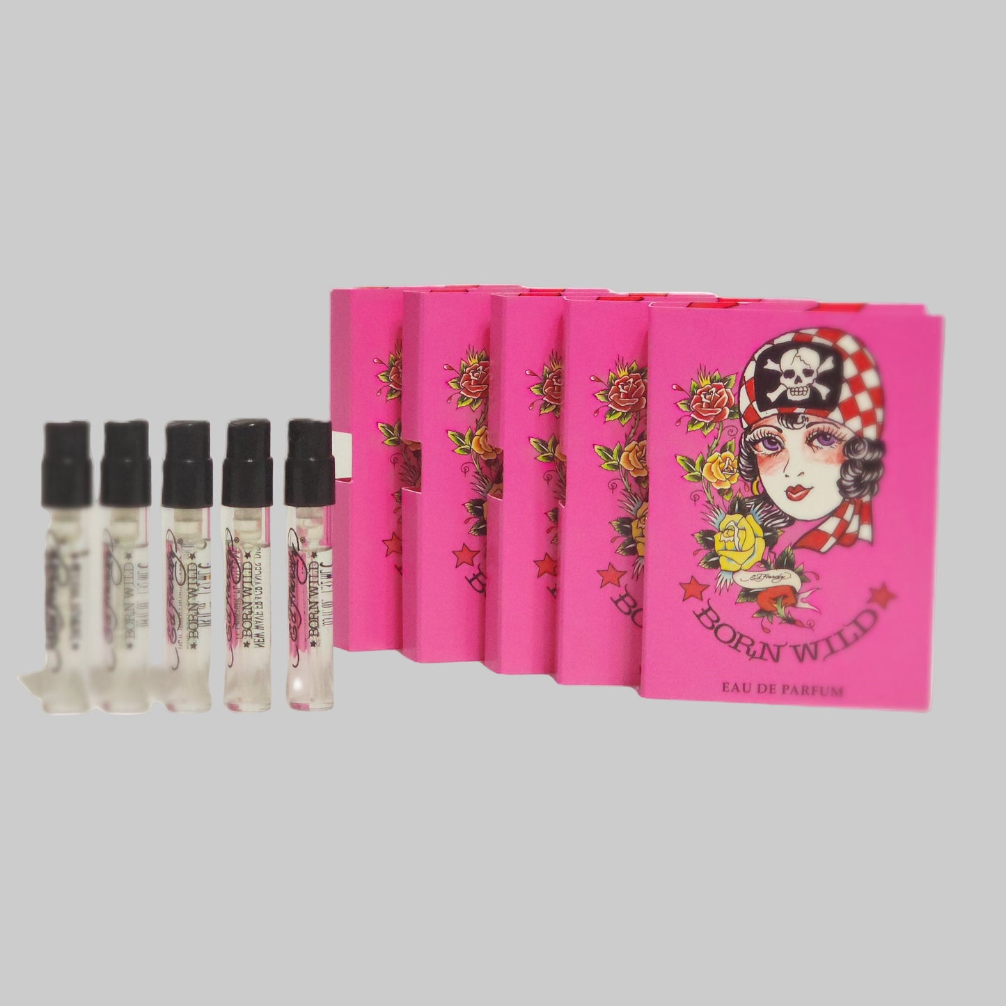 5 Sample Vials: Born Wild by Christian Audigier women