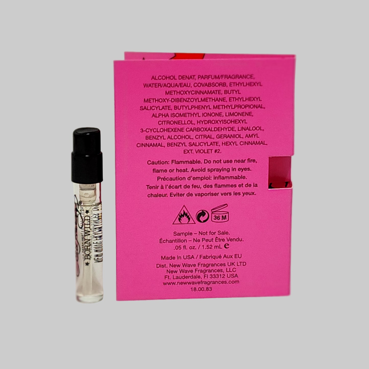 5 Sample Vials: Born Wild by Christian Audigier women