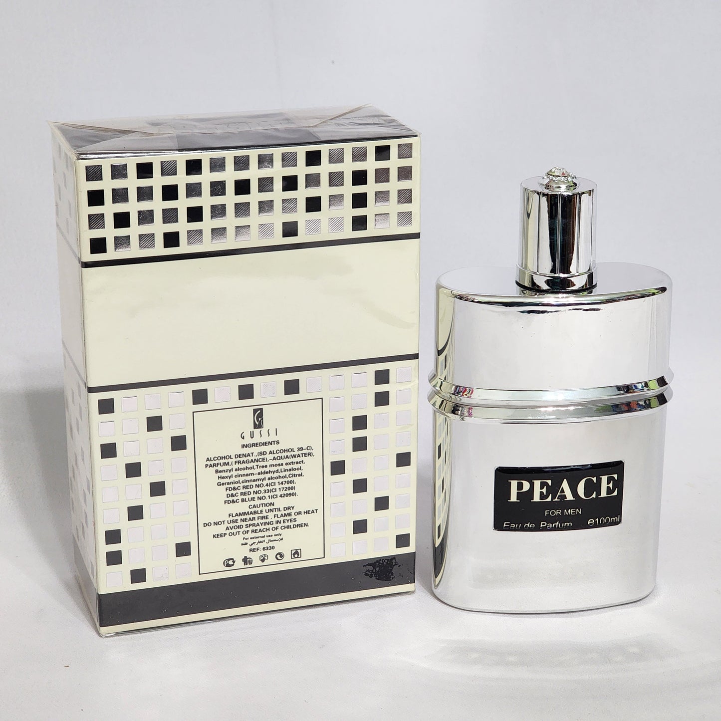 Peace for Men by Gussi, 3.3 fl.oz / 100 ml eau de parfum spray