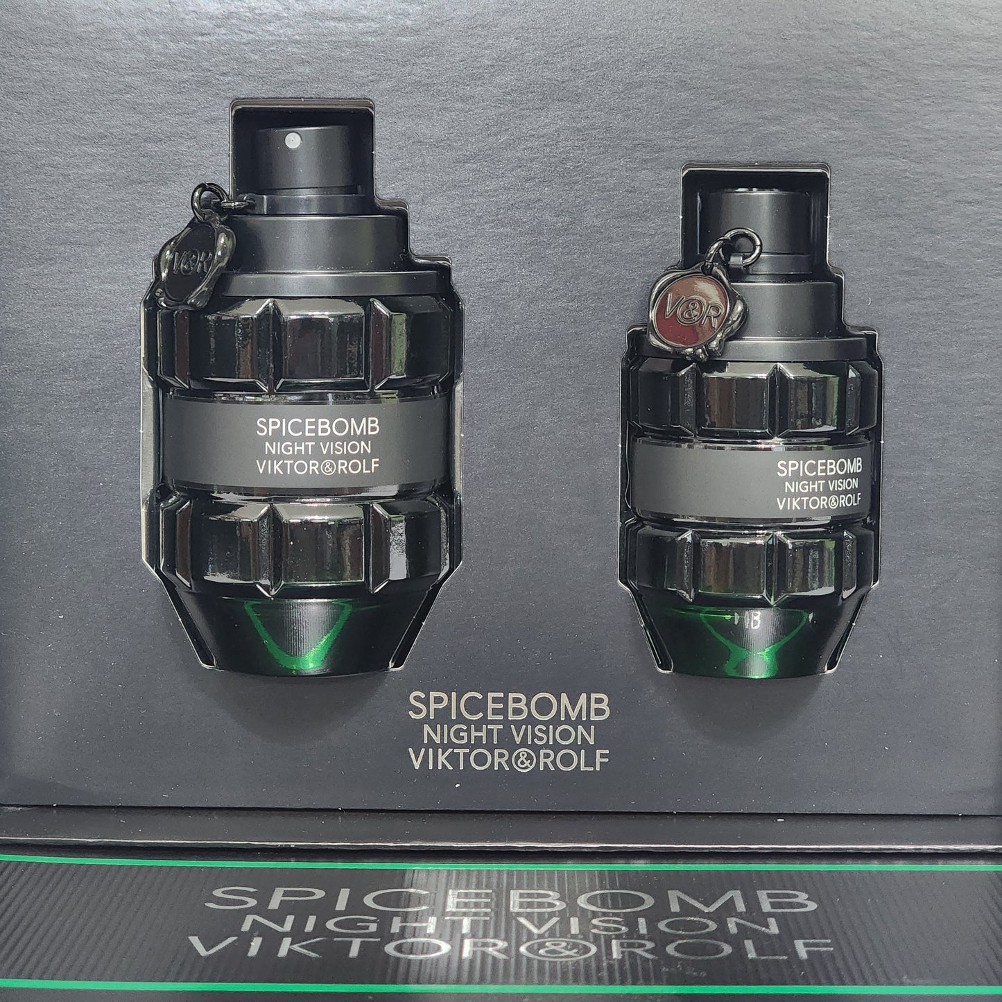 Spicebomb Night Vision by Viktor and Rolf 2Bottles Men Set, 3.04 + 1.7 oz eau de toilette spray