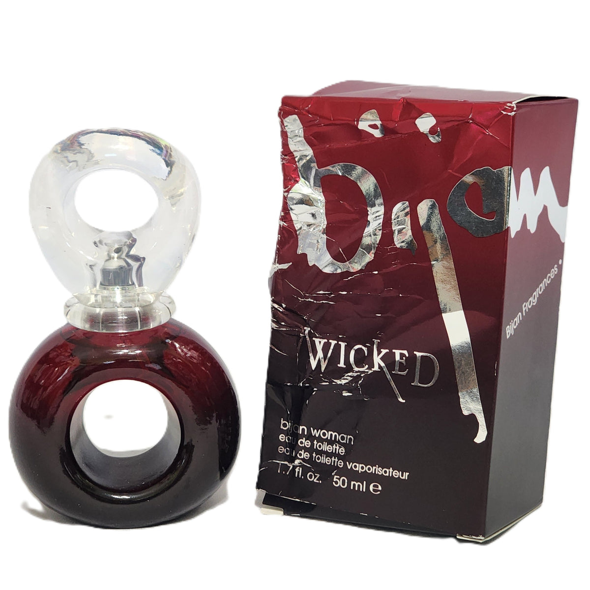 Bijan Wicked by Bijan Women's 50 ml / 1.7 fl oz EDT Spray - New Bottle, Damaged Box