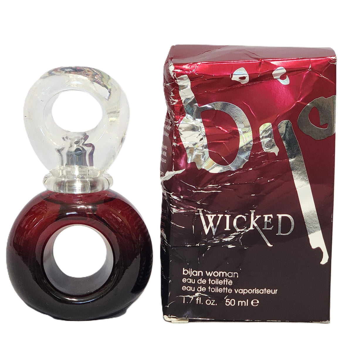 Bijan Wicked by Bijan Women's 50 ml / 1.7 fl oz EDT Spray - New Bottle, Damaged Box