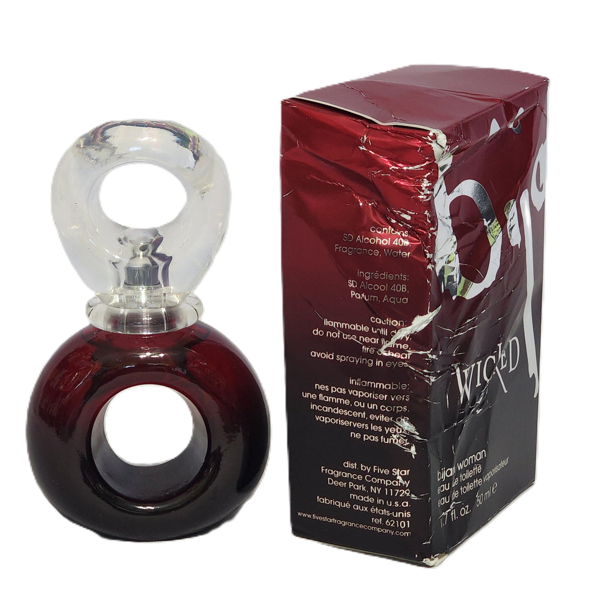 Bijan Wicked by Bijan Women's 50 ml / 1.7 fl oz EDT Spray - New Bottle, Damaged Box