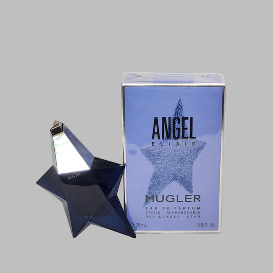 Angel Elixir by Mugler for women  0.8 fl.oz / 25 ml eau de parfum Rechargeable Refillable Star spray