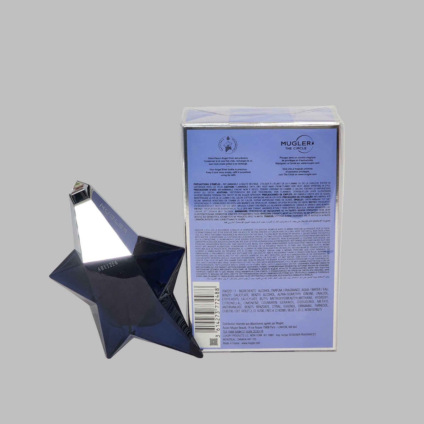 Angel Elixir by Mugler for women  0.8 fl.oz / 25 ml eau de parfum Rechargeable Refillable Star spray