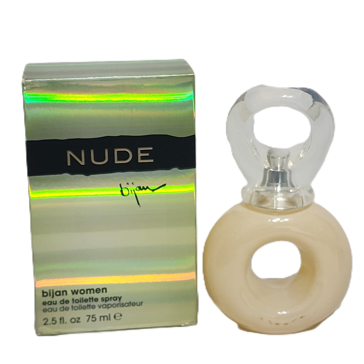 Bijan Nude by Bijan Women's 75 ml / 2.5 fl oz EDT Spray - New, Vintage Boxed No Cellophane