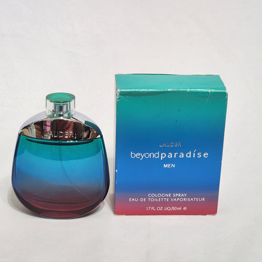Beyond Paradise by Estee Lauder for men 1.7 fl.oz / 50 ml spray, damaged box *rare