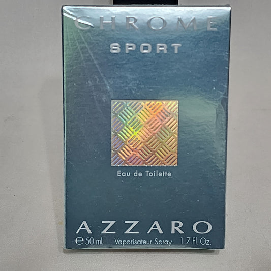 Chrome Sport for Men by Azzaro 1.7 Fl.oz / 50 ml Eau De Toilette Spray