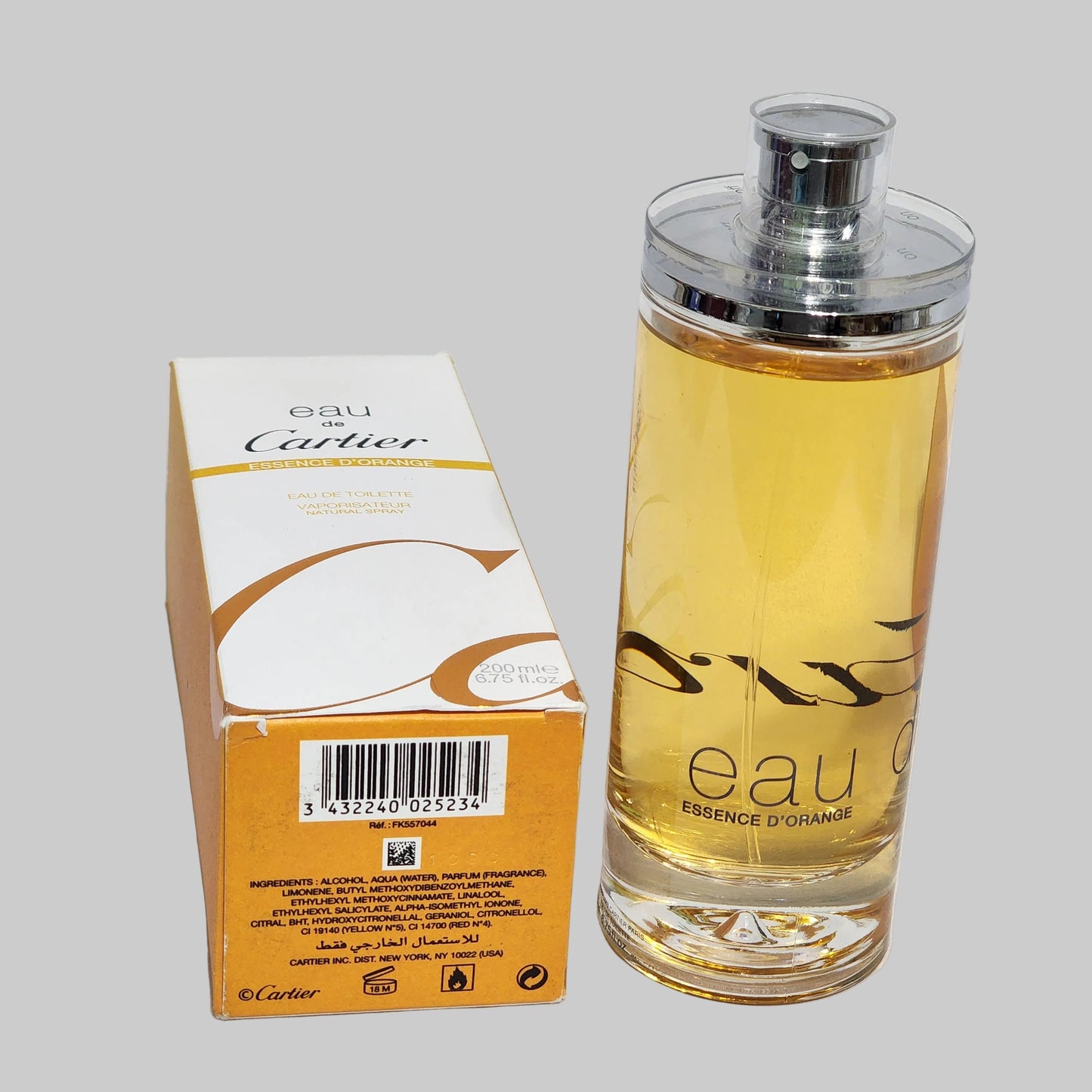 Cartier Eau de Cartier Essence D Orange Men 6.75 oz EDT Spray