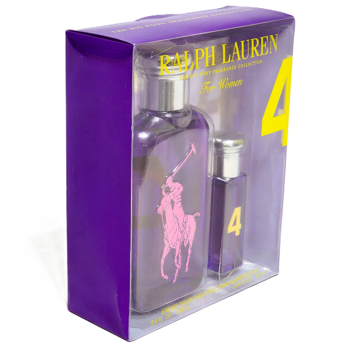 Big Pony 4 by Ralph Lauren Women's 2-Piece EDT Spray Set - 3.4 oz / 100 ml + 0.34 oz / 10 ml