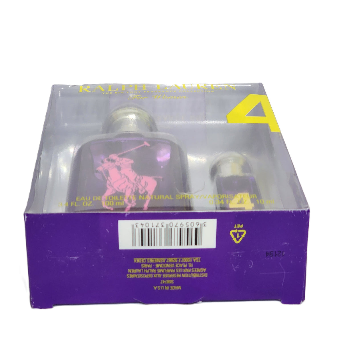 Big Pony 4 by Ralph Lauren Women's 2-Piece EDT Spray Set - 3.4 oz / 100 ml + 0.34 oz / 10 ml