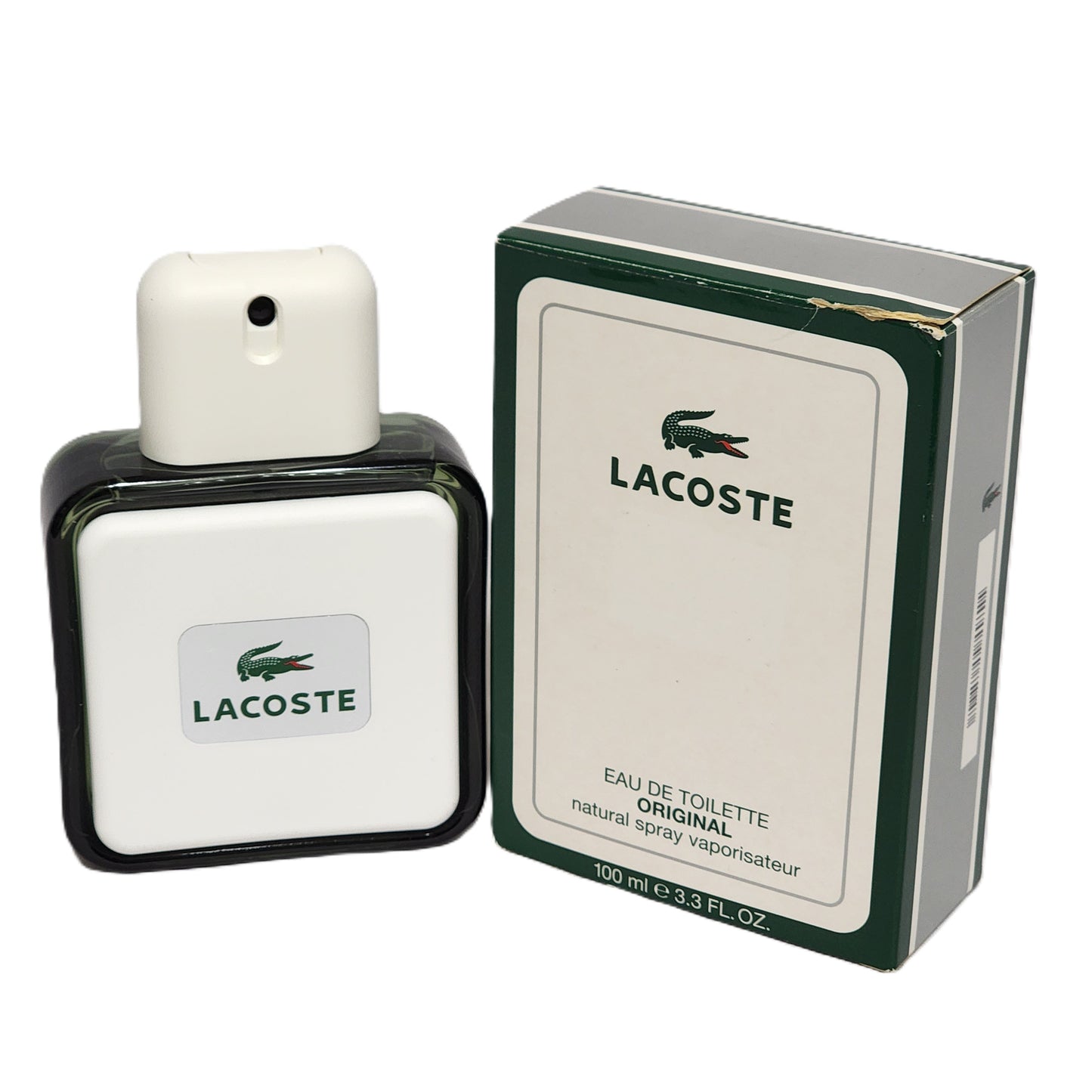 Lacoste Original EDT 3.3 oz – Open Box (Actual Images)