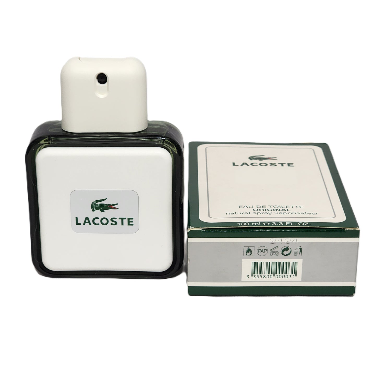 Lacoste Original EDT 3.3 oz – Open Box (Actual Images)