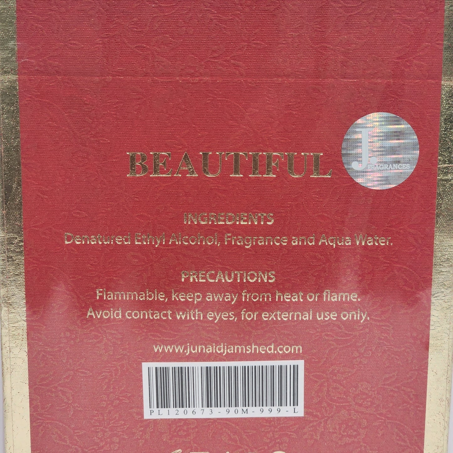 Beautiful Shaniera Akram by J. Junaid Jamshed 3.0 fl.oz / 90 ml eau de parfum spray