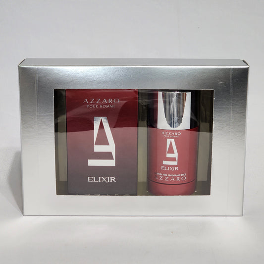 Azzaro Pour Homme Elixir by Azzaro 2PCs Men Set, 1.7 oz EDT spray + Deo stick