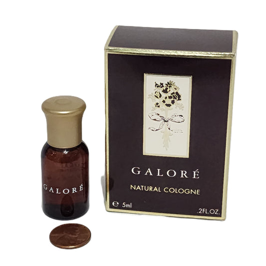 🌸 VINTAGE & RARE: Galore by Galore for Women 0.2 fl.oz / 5 ml Natural Cologne Mini Splash | Discontinued Collector's Find