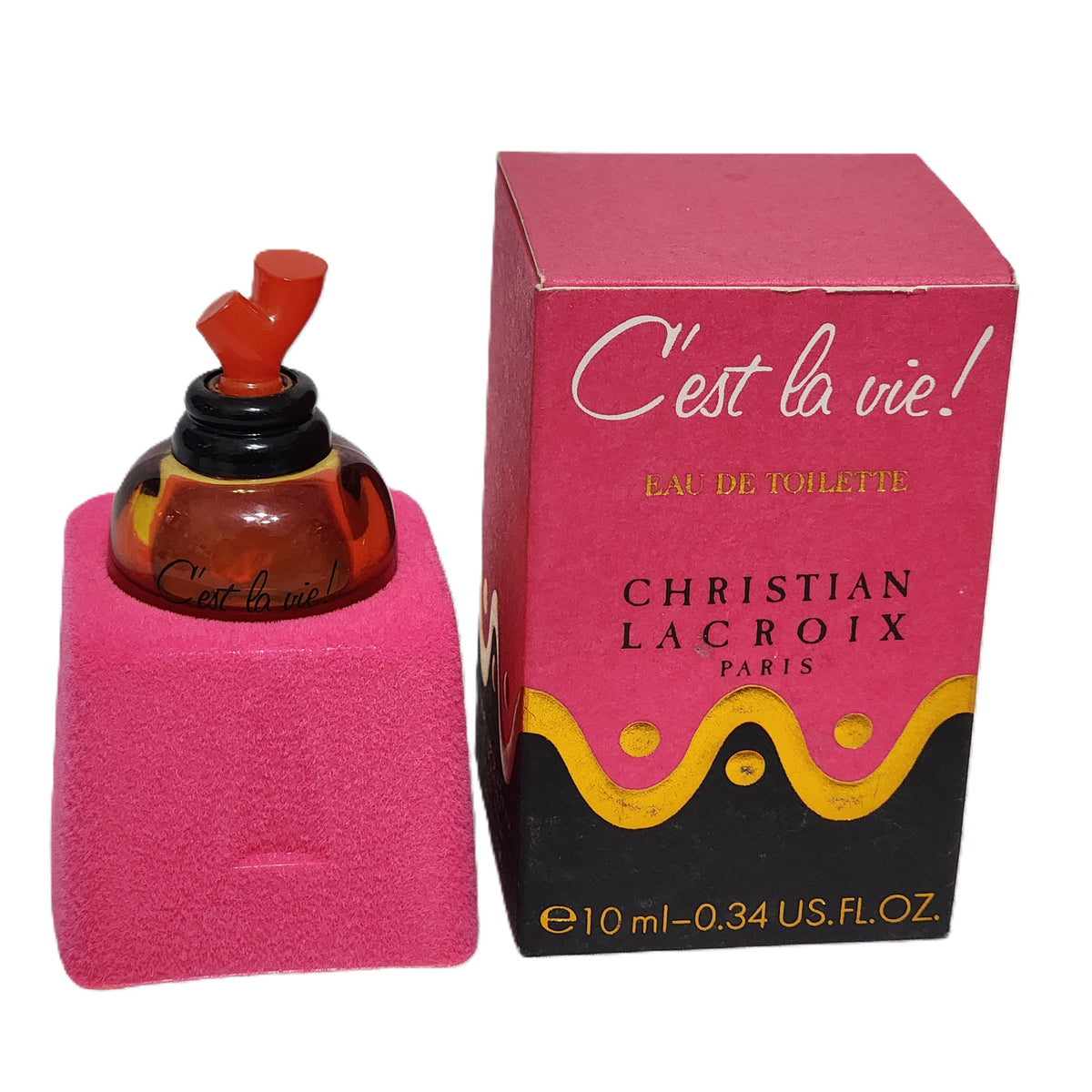 🌸 VINTAGE & RARE: C’est la Vie! by Christian Lacroix for Women 0.34 oz / 10 ml EDT Splash Mini | Discontinued | 2 Condition Options