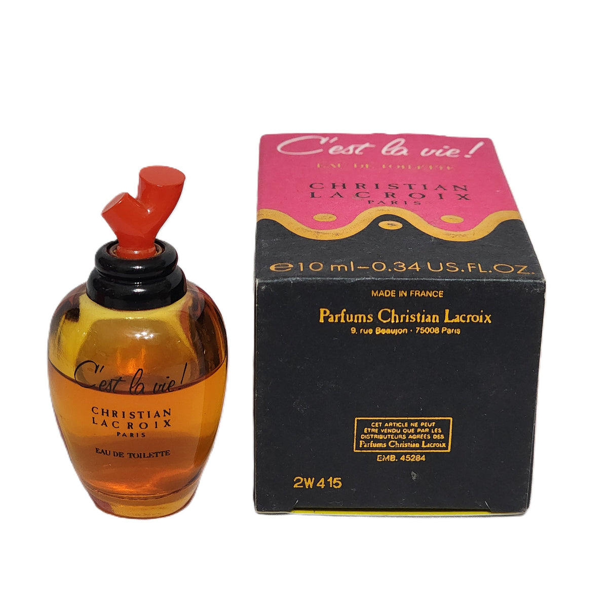 🌸 VINTAGE & RARE: C’est la Vie! by Christian Lacroix for Women 0.34 oz / 10 ml EDT Splash Mini | Discontinued | 2 Condition Options