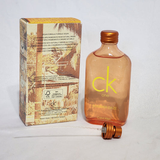 CK One Summer Daze by Calvin Klein for Men 3.3 fl.oz / 100 ml eau de toilette Spray