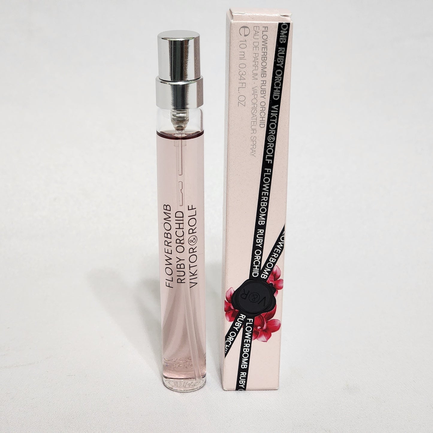 Flowerbomb Ruby Orchid by Viktor and Rolf for women 0.34 fl.oz / 10 ml eau de parfum travel spray