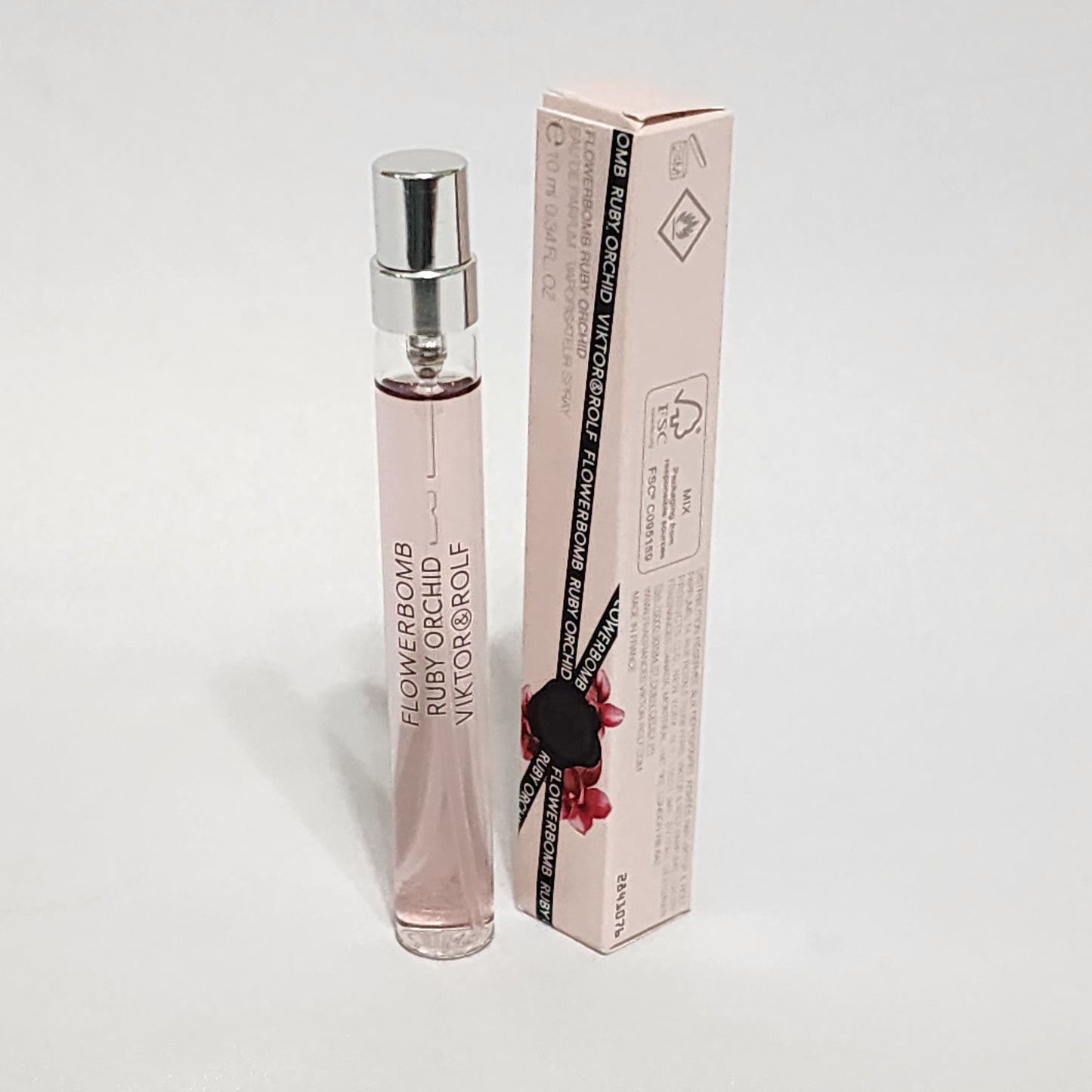 Flowerbomb Ruby Orchid by Viktor and Rolf for women 0.34 fl.oz / 10 ml eau de parfum travel spray