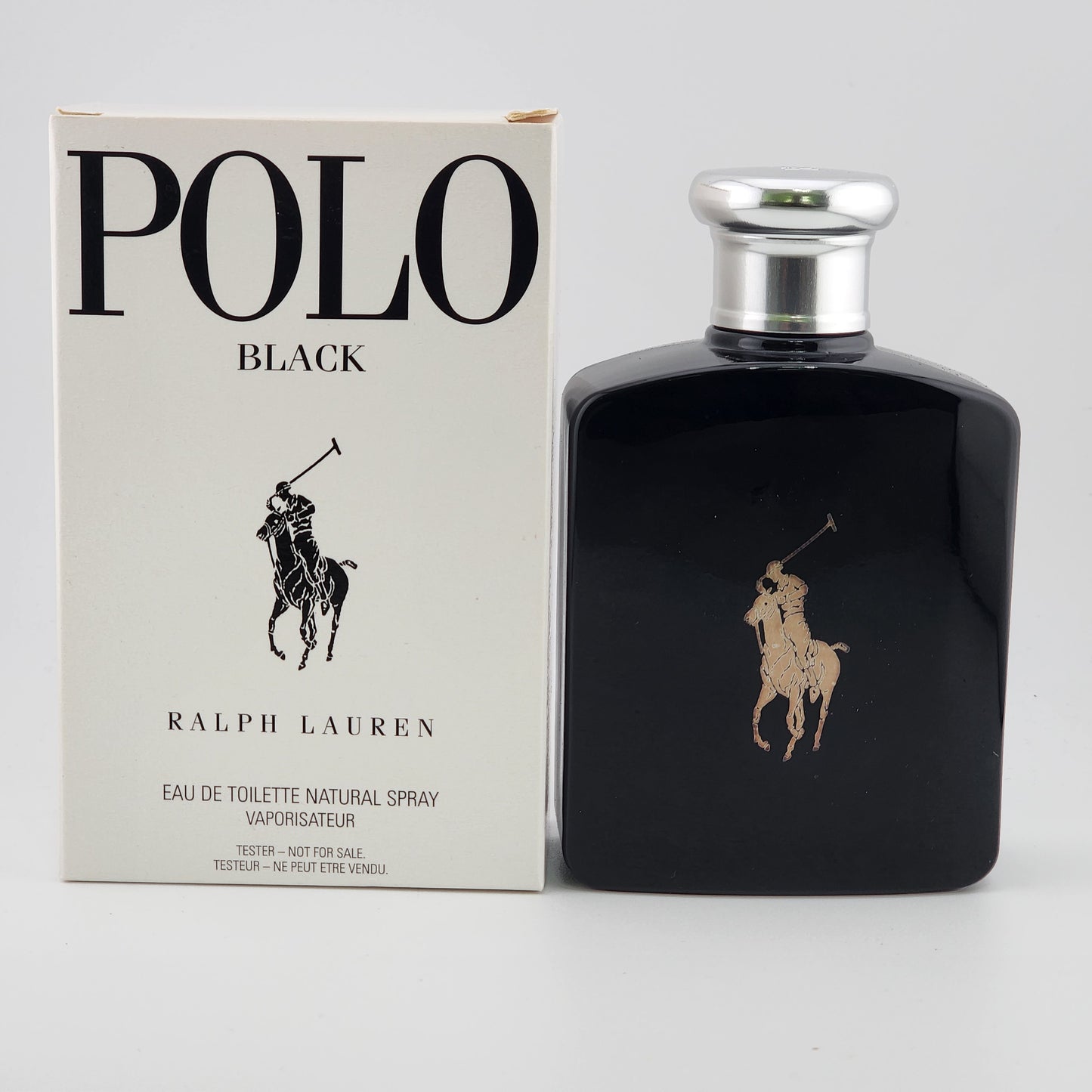Polo Black by Ralph Lauren for men 4.2 fl.oz / 125 ml eau de toilette spray - WhiteBox