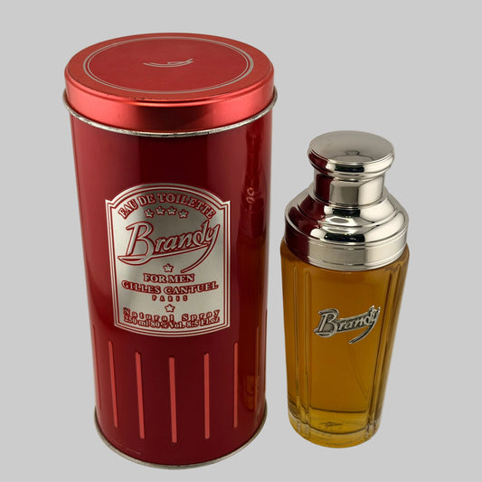 Rare Brandy by Gilles Cantuel for Men 8.5 oz / 250ml EDT – Hard to Find, Sealed Tin Pack, Discontinued Fragrance