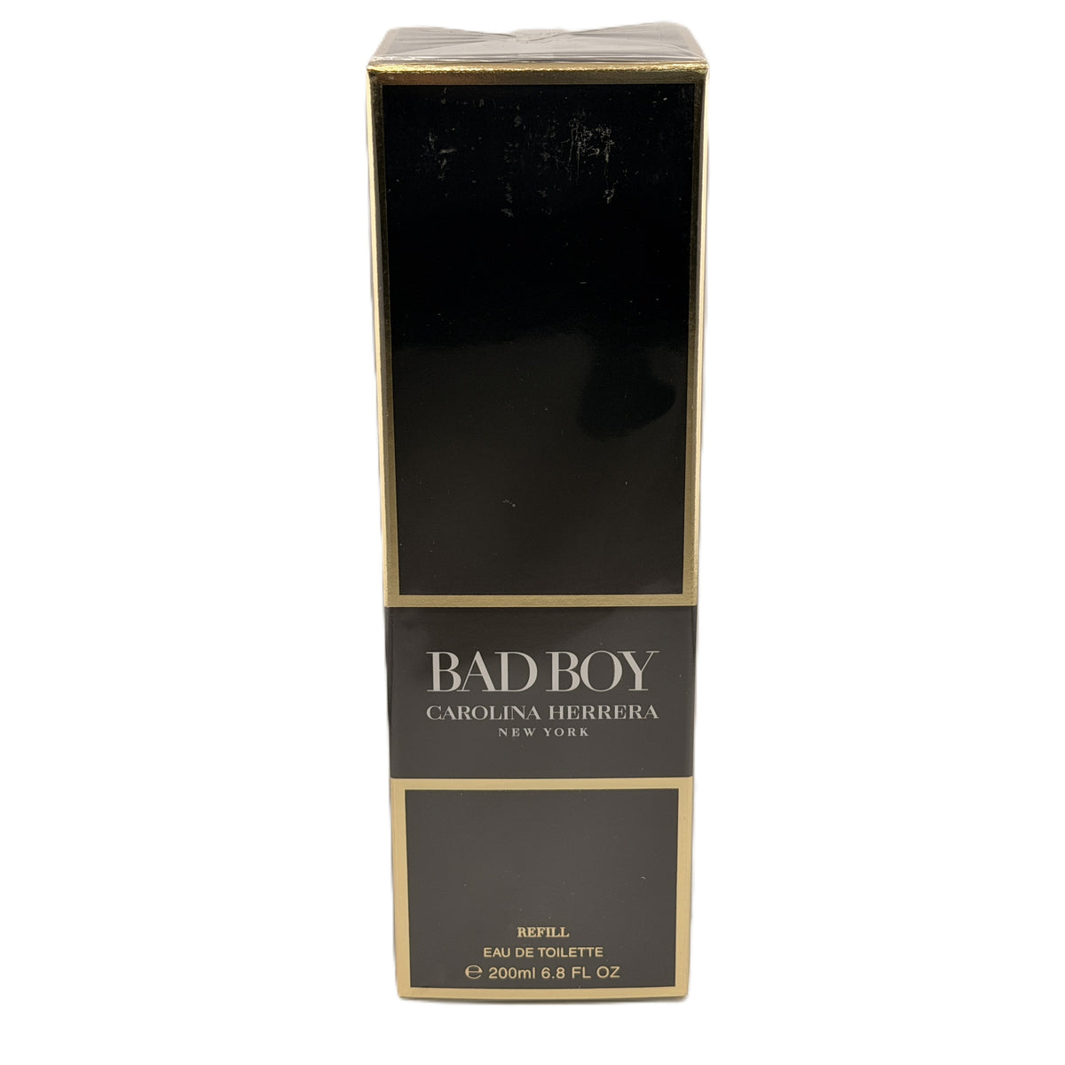 ⚡ RARE FORMAT: Bad Boy by Carolina Herrera for Men 6.8 fl.oz / 200 ml Eau de Toilette REFILL | Not a Spray | Brand New Cellophane Sealed Box | Hard to Find Large Refill Format