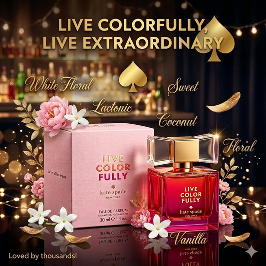 Kate Spade Live Colorfully for Women 1.0 fl.oz / 30 ml Eau De Parfum Spray