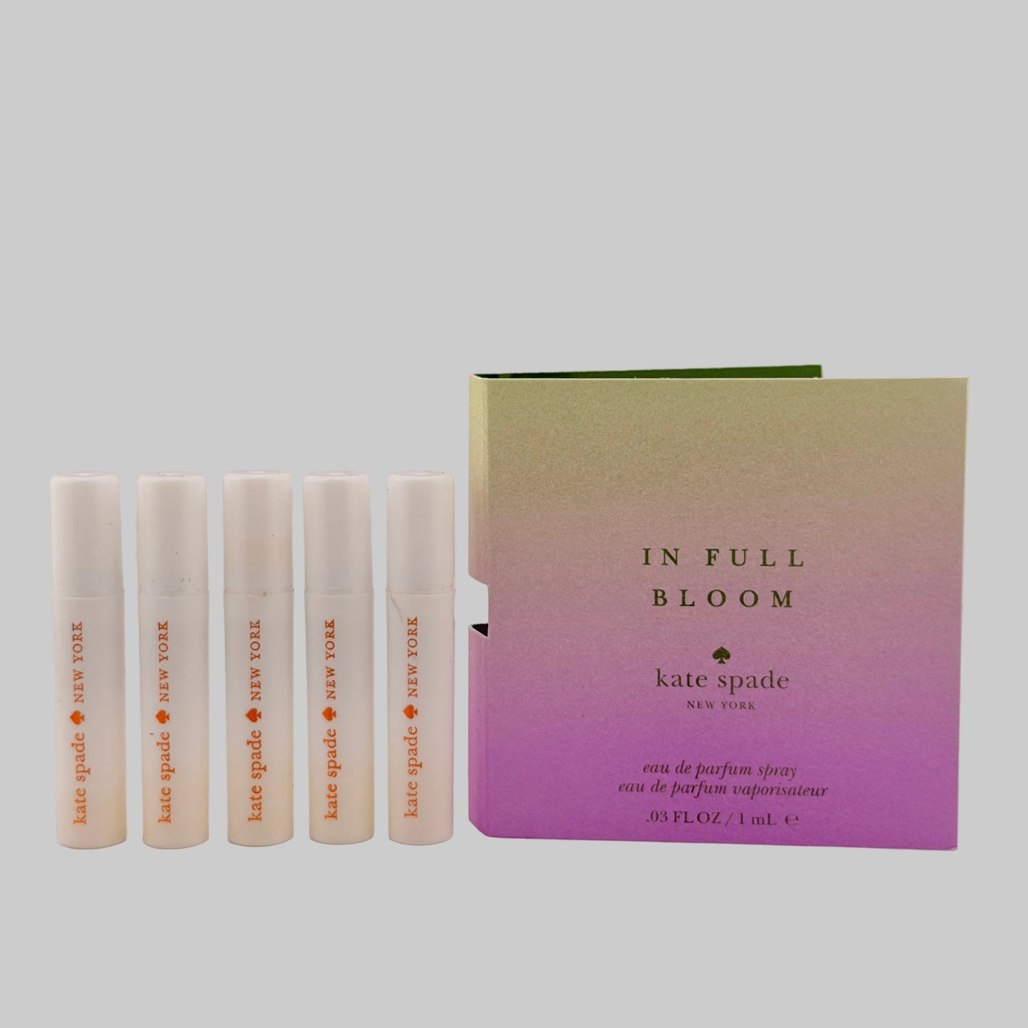 5 Sample Spray Vials: Kate Spade in Full Bloom women