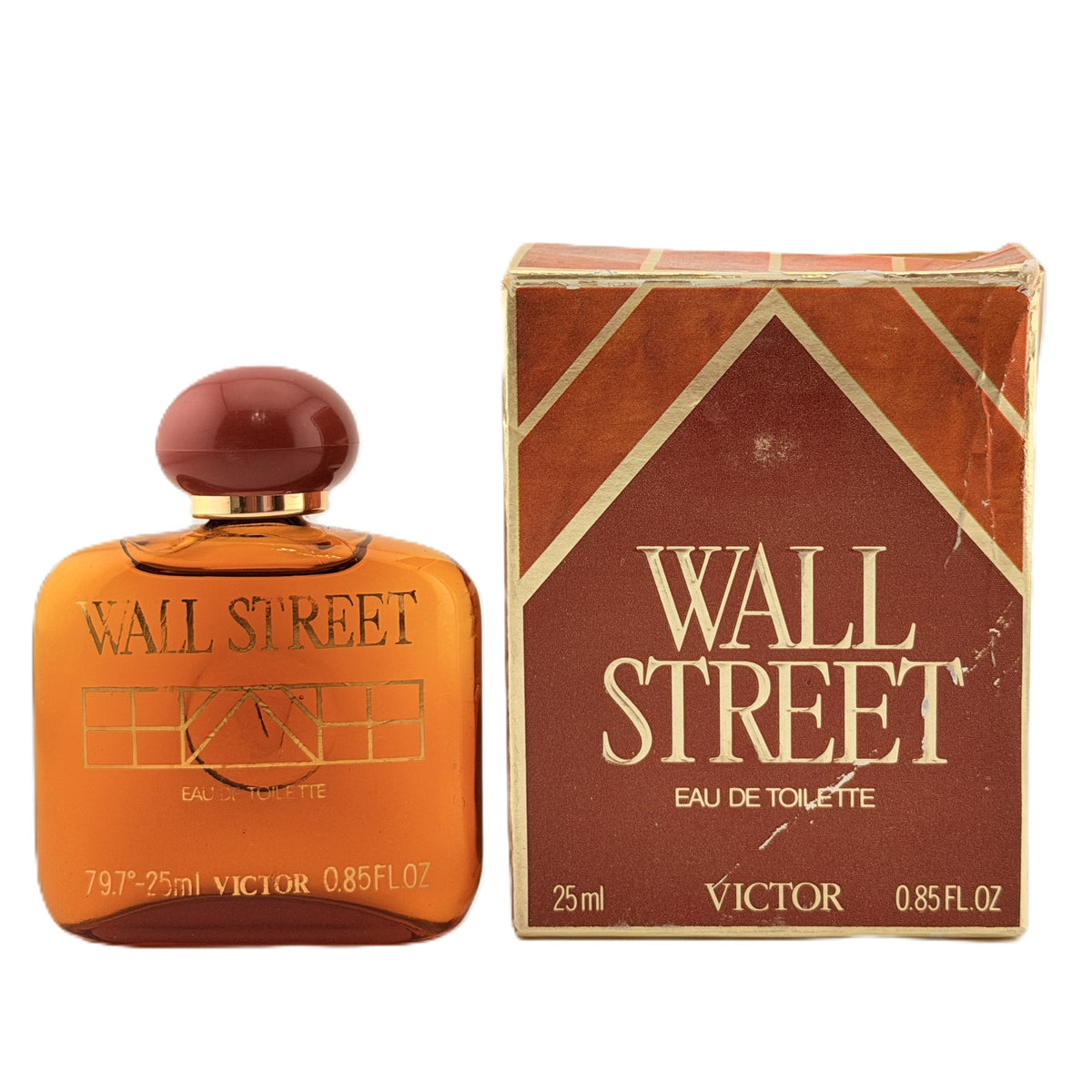 💹 VINTAGE & Ultra-Rare: Wall Street by Victor of Milano 0.85 fl.oz / 25 ml EDT Splash | Unused | Collectible 1980s Italian Masculine