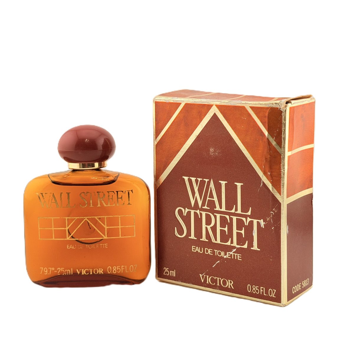 💹 VINTAGE & Ultra-Rare: Wall Street by Victor of Milano 0.85 fl.oz / 25 ml EDT Splash | Unused | Collectible 1980s Italian Masculine