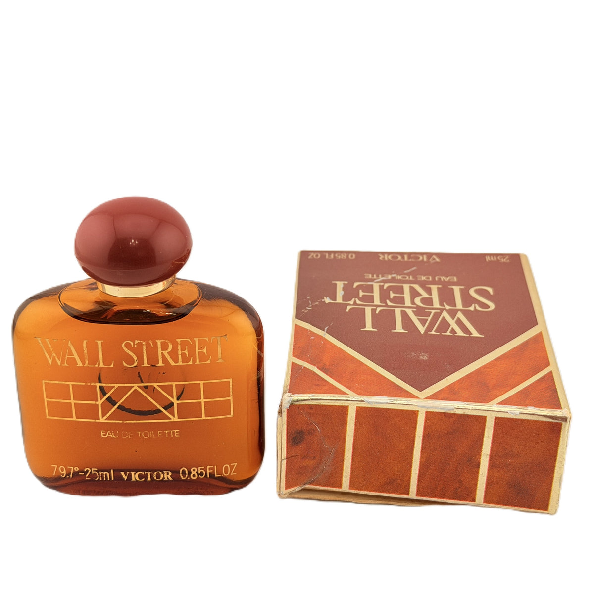 💹 VINTAGE & Ultra-Rare: Wall Street by Victor of Milano 0.85 fl.oz / 25 ml EDT Splash | Unused | Collectible 1980s Italian Masculine