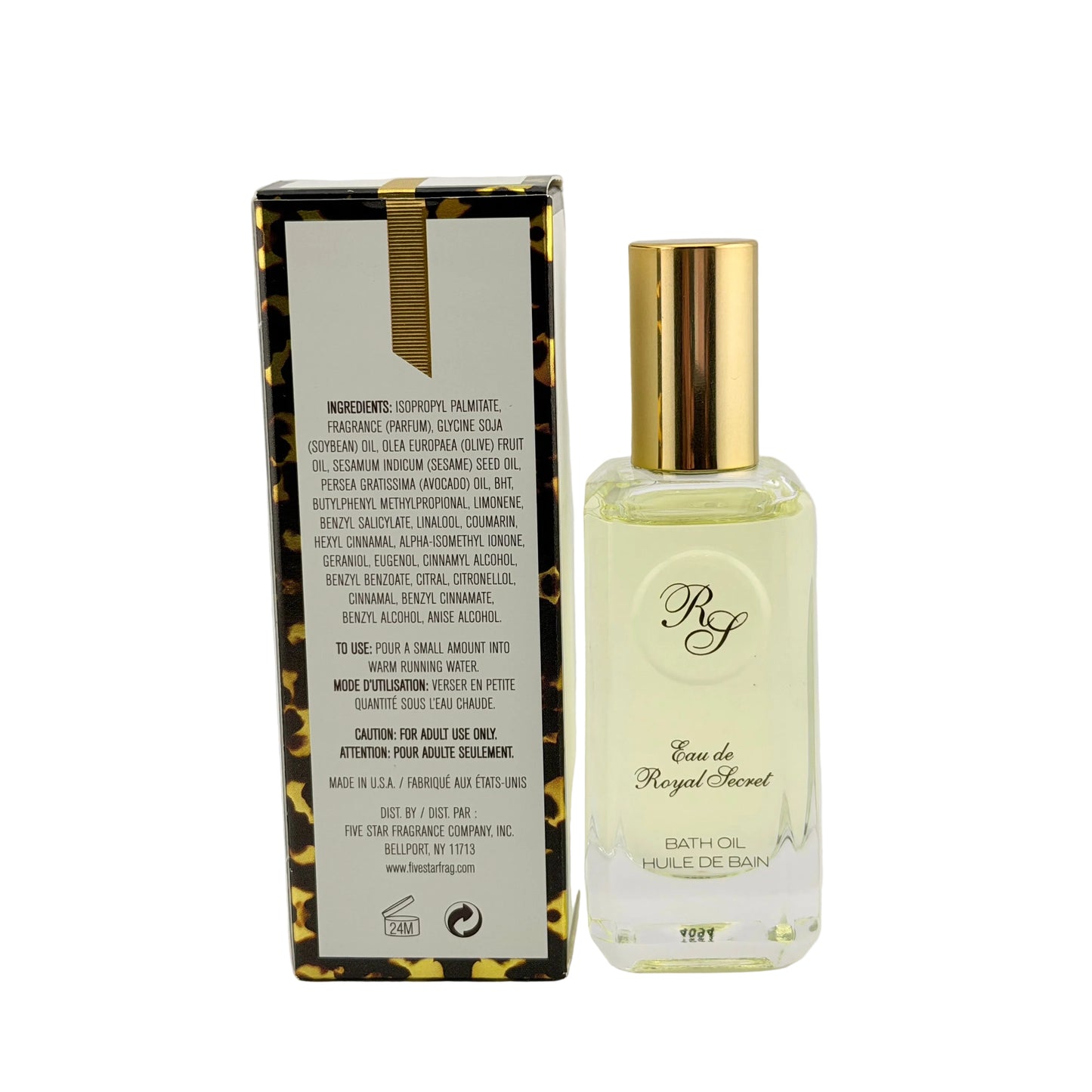 Eau De Royal Secret for Women 1.0 oz / 30 ml Perfumed Bath oil