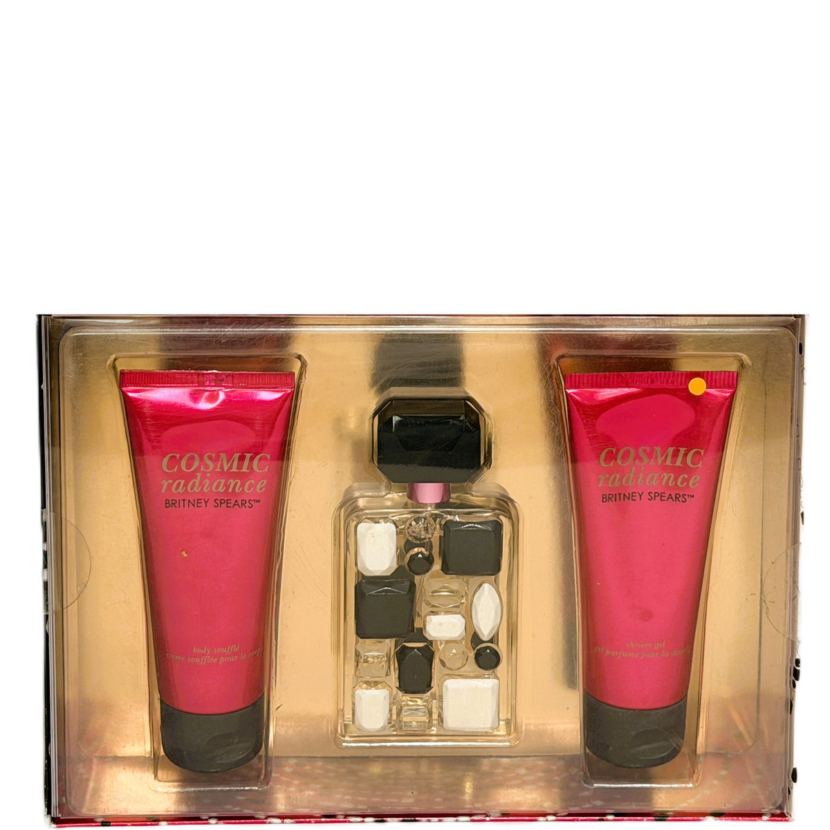 Cosmic Radiance by Britney Spears for Women 3-Piece Gift Set | Vintage Rare | EDP + Body Soufflé + Shower Gel