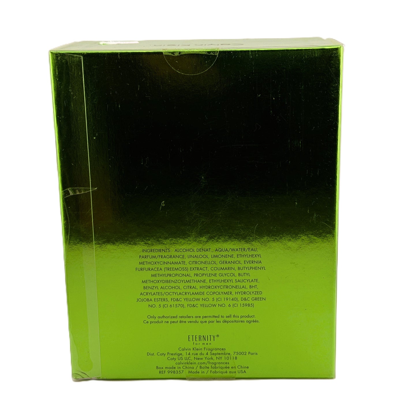 Calvin Klein Eternity Collector's Edition 2016 for Men – Rare Discontinued EDT
