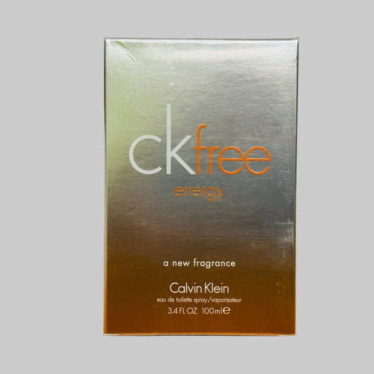 CK FREE ENERGY * Calvin Klein 3.4 oz / 100 ml Eau De Toilette (EDT) Men Cologne
