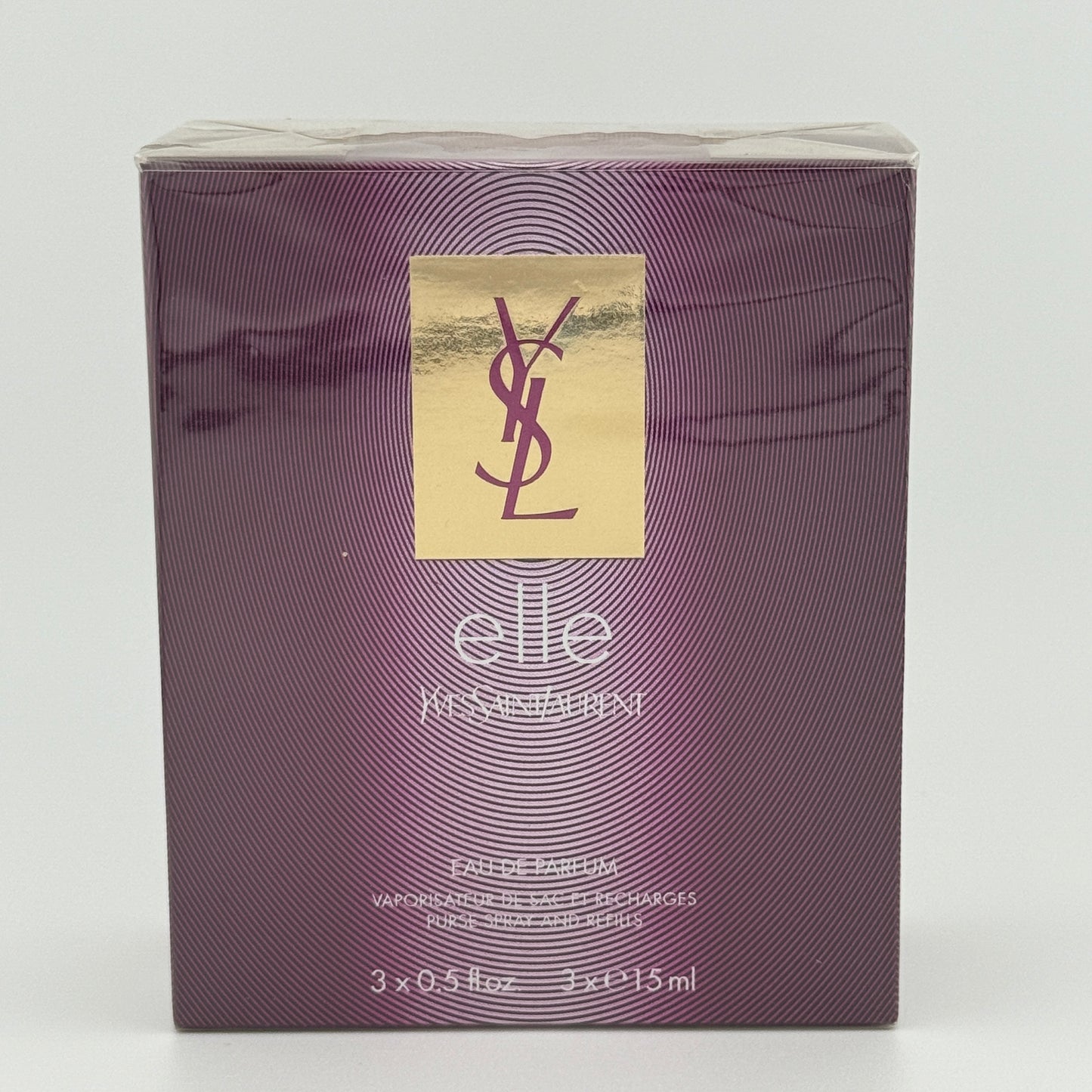 Yves Saint Laurent Elle 3PCs women set 3 x 0.5 fl.oz / 15 ml eau de parfum spray