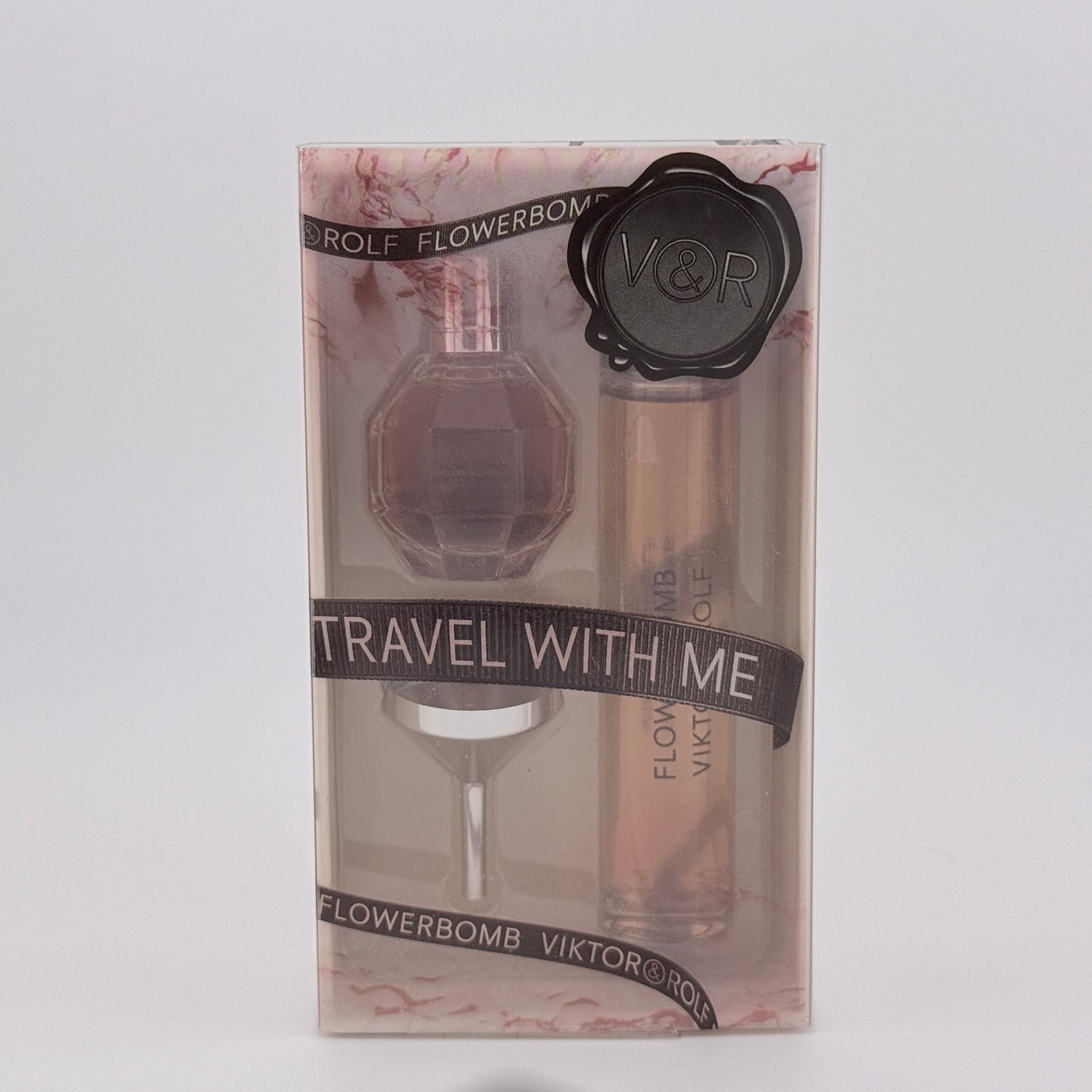 Flowerbomb Viktor and Rolf Duo women set 0.24 + 0.5 oz EDP + Refill Funnel
