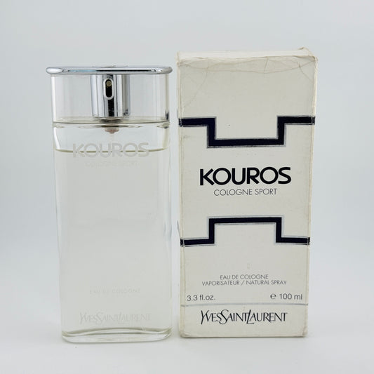 Kouros Cologne Sport by Yves Saint Laurent Men 3.3 oz 100 EDC spray - USED
