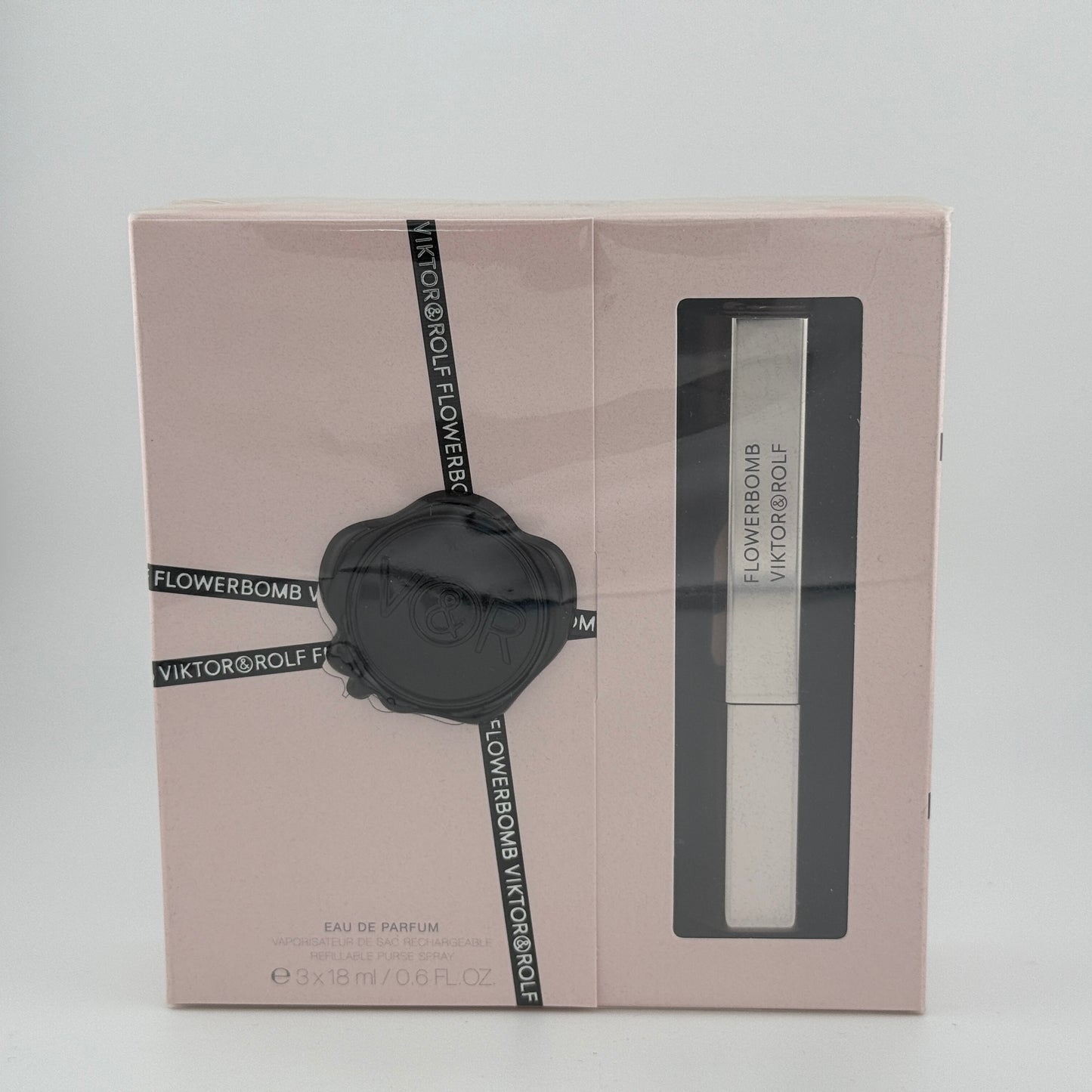 Flowerbomb by Viktor Rolf for women 3 x 0.6 fl.oz / 18 ml eau de parfum refillable Purse spray