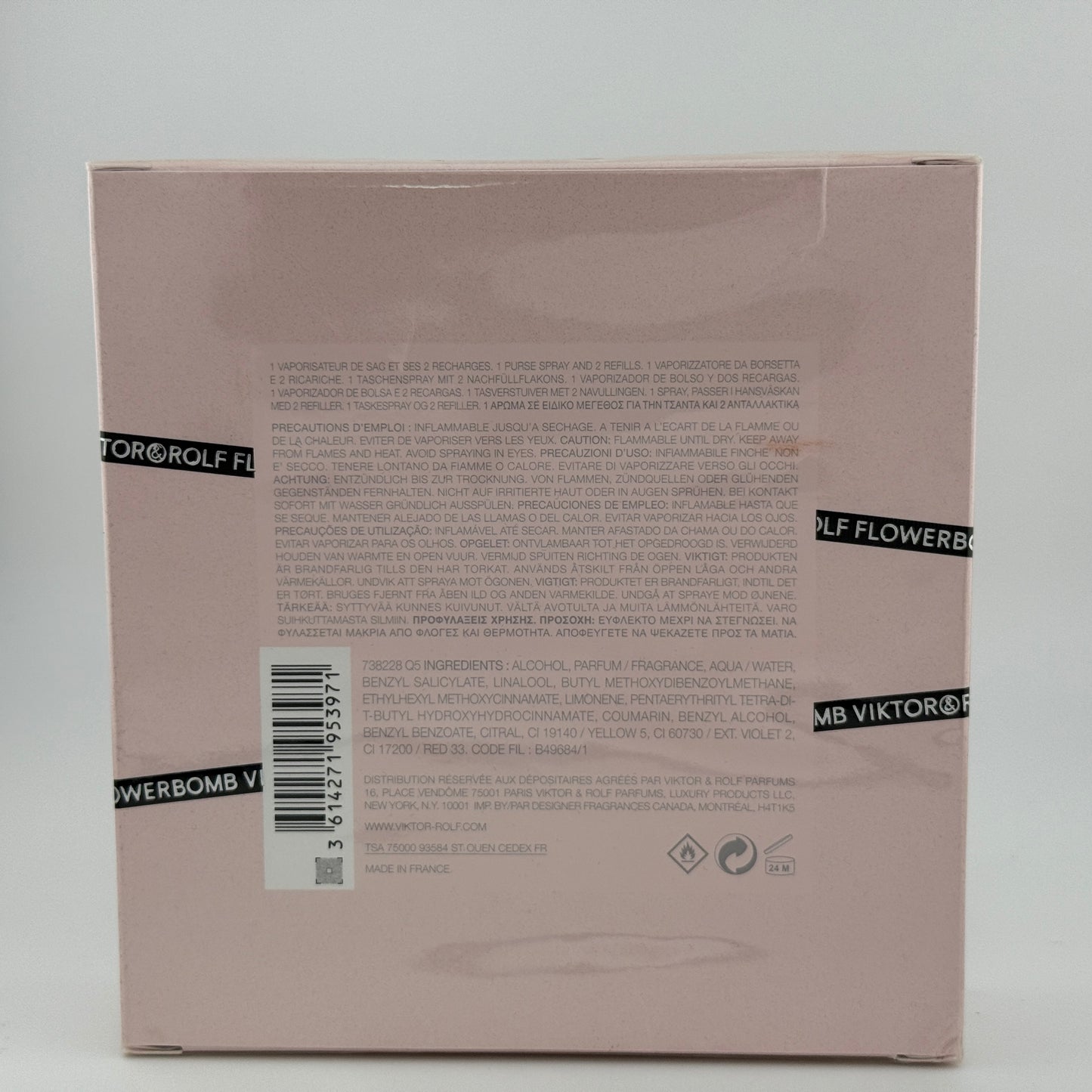 Flowerbomb by Viktor Rolf for women 3 x 0.6 fl.oz / 18 ml eau de parfum refillable Purse spray