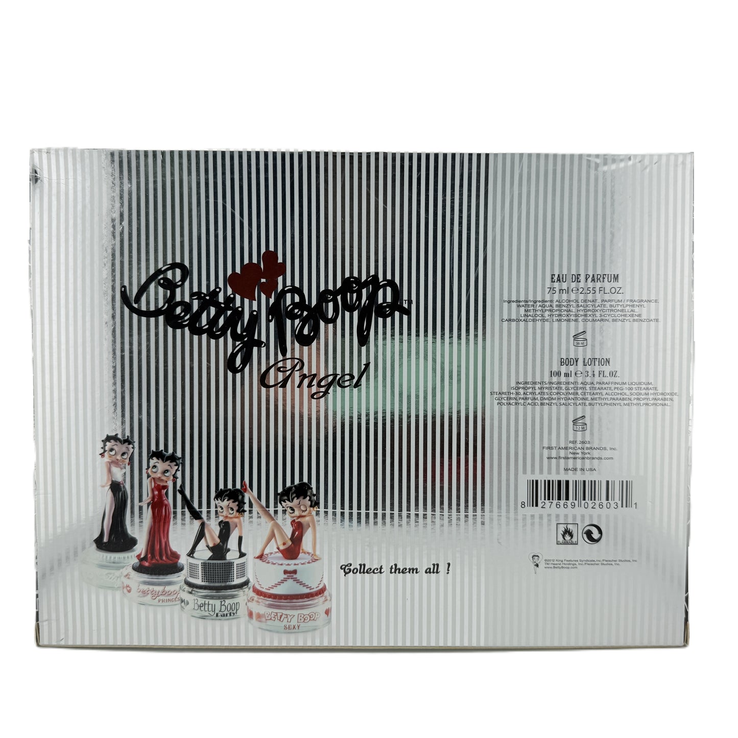 Betty Boop Angel fragrance, 2.55 fl.oz / 75 ml eau de parfum Spray - 2pcs set