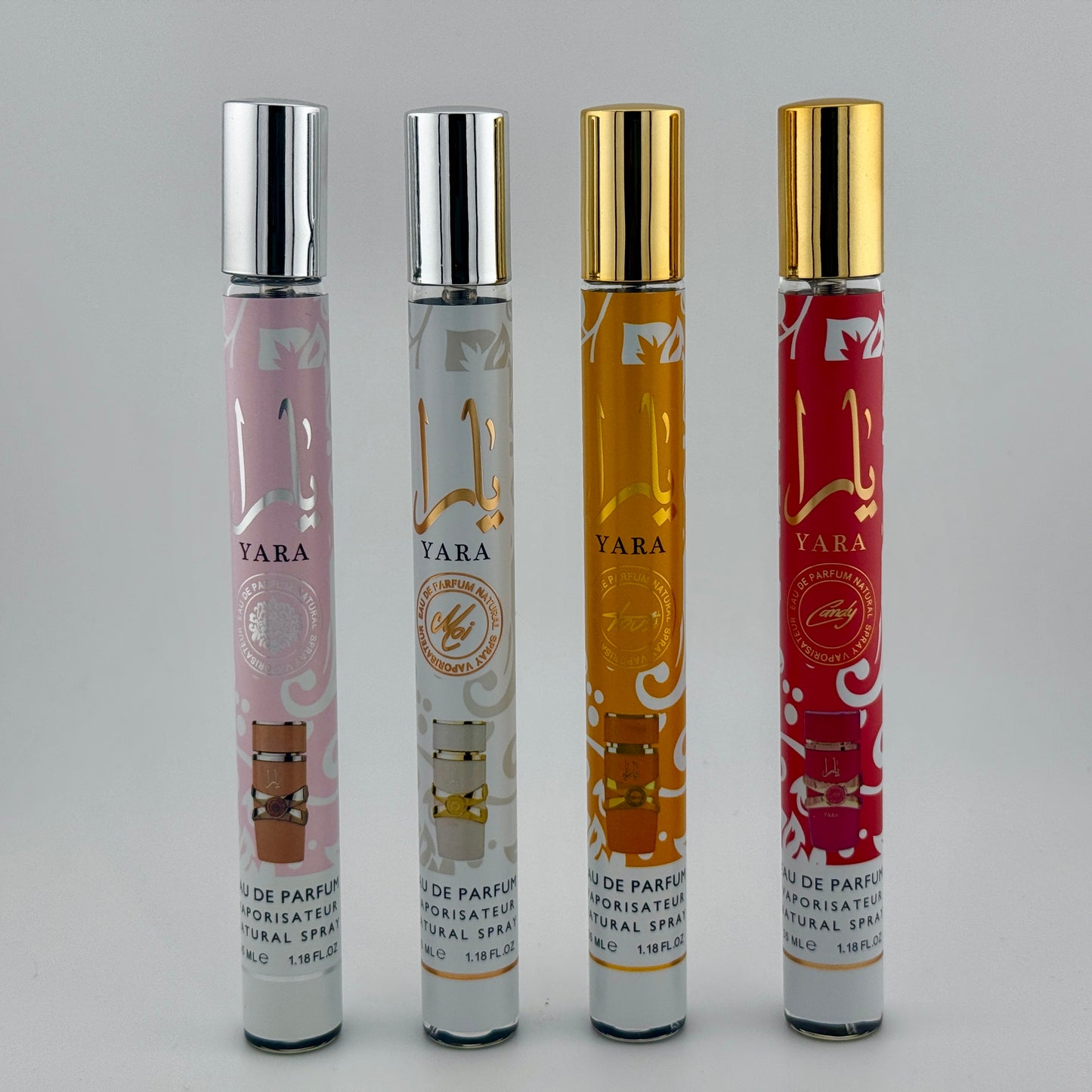 Discovery Collection Yara 4 travel size spray bottles